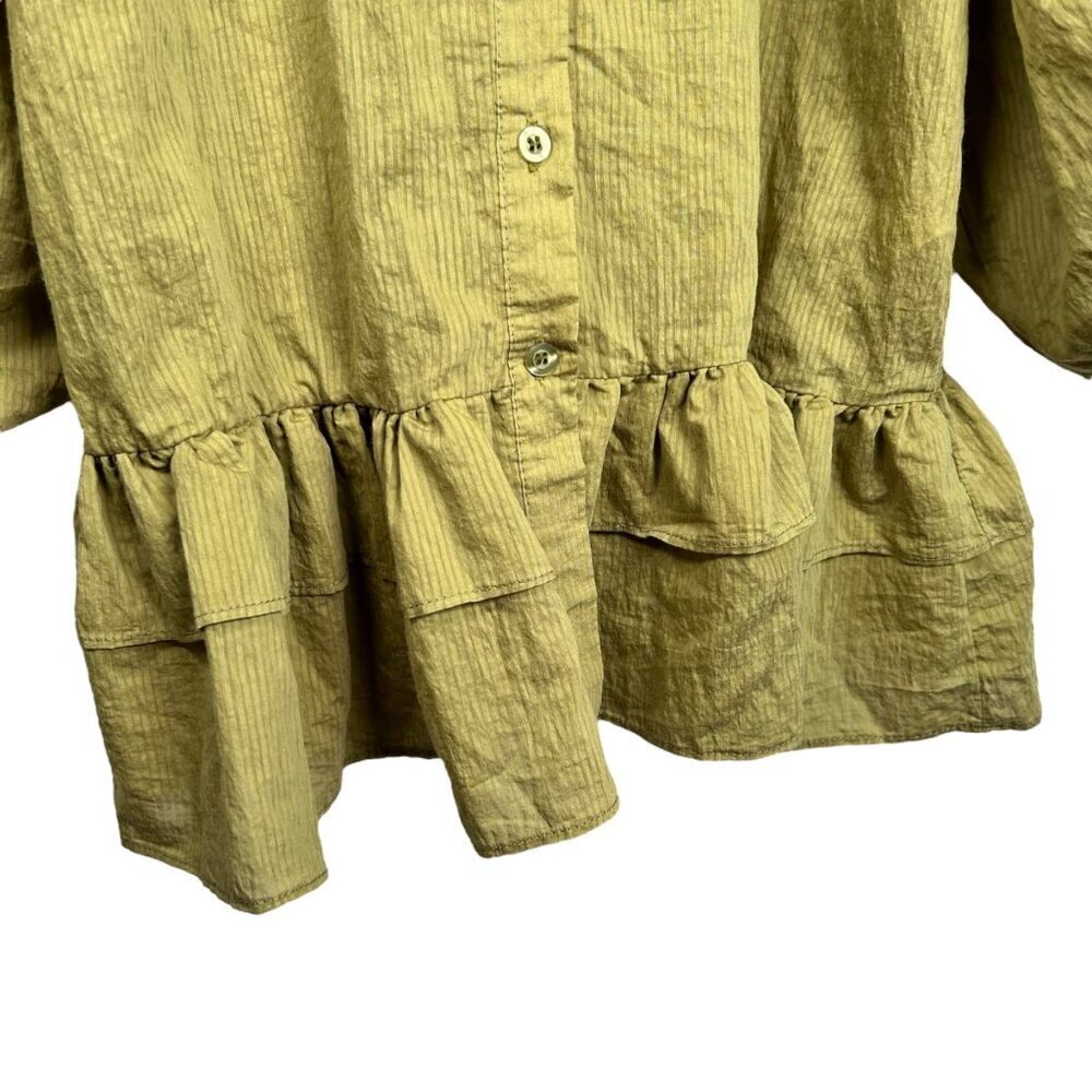 Beulah Style Size Small Dress Ruffle Balloon Sleeve - Picture 5 of 9